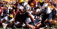 Michigan Football’s offensive line is looking to get ‘downhill’ run game going
