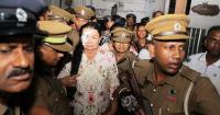 Sri Lanka's former first lady is arrested on corruption allegations