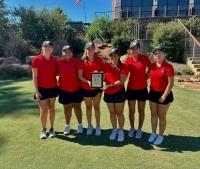 Women’s golf finishes second at Tempest; four finish inside Top 15