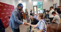 Rep. Burgess Owens talks education opportunities — and delivers a tenure-ending ‘pep talk’