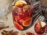 Recipe: Fall Fruit Sangria with white wine, hibiscus and maple syrup