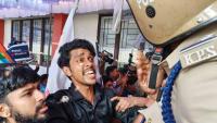 Central University of Kerala students protest RSS leader’s presence
