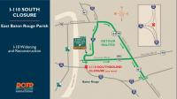 DOTD announces new lane closures in Baton Rouge as part of the I-10 widening project