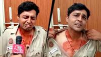 Delhi cop alleges protesters tore uniform, bit him during Rahul Gandhi's detention