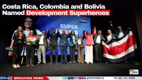 Costa Rica, Colombia and Bolivia Named Development Superheroes