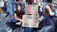 French youth protests grow, as government cancels high school classes