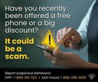 OPP warns public about cellphone service provider fraud