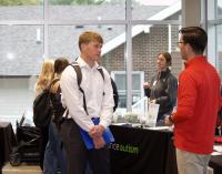 Exploring opportunity at the annual Internship, Career and Volunteer Fair