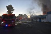 2-alarm fire damages hemp facility near Cornelius early Wednesday