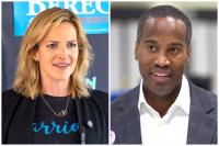 Benson, James Spar Over Tariffs and Iran War in Michigan Governor Debate