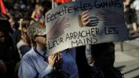 France suspends the use of stun grenades after student protester loses hand