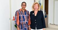 Nathalie Wadagni welcomed in Abidjan ahead of Children of Africa gala