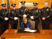 Governor Kelly Signs Executive Order Establishing Kansas Law Enforcement Officers’ Memorial Day