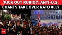 ‘RUBIO GO HOME!’: NATO Nation RALLIES Against Trump Aide; ‘Erase U.S. Bases, Israel Ties…’ | Watch