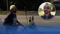 Florida man in Maine to finish 12K-mile walk for mental health awareness