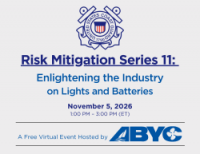 ABYC and U.S. Coast Guard to Address Navigation Lights and Battery Systems in Webinar