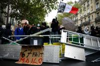 France student protests: Stun grenade use paused after teen’s hand blown off