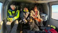 Alaska Army National Guard aviators rescue two stranded boaters north of the Arctic Circle