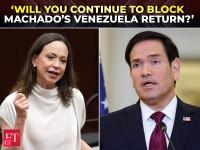 ‘Who reported that?’: Rubio confronts Journo over ‘US blocking Machado's Venezuela return’ claim