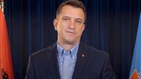 Jailed Albanian mayor uses AI video of himself to pledge free school meals from behind bars