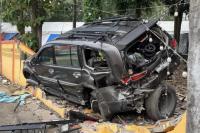 Filipino family crash into temple wall kills 3-year-old son