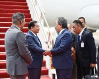 Myanmar regime leader gets red carpet welcome in Malaysia
