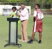 Greene explores ways to expand school sports in Barbuda