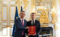 Ambassador Munkh-Orgil Presents Credentials to French President Emmanuel Macron