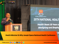 Health Minister Dr Billy Joseph opens National Health Conference with bold call to reform primary healthcare and medical supplies