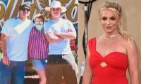 Britney Spears poses for rare photo with sons Sean Preston and Jayden on family getaway to Dollywood