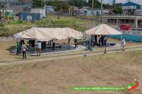 Field Hospital Set-Up Training Under Way at NEMA Compound