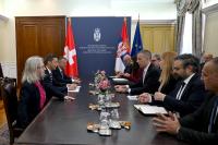 Minister Đurić Meets with Members of the Swiss Federal Parliament