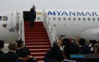 Myanmar President Leaves For Home After Official Visit To Malaysia