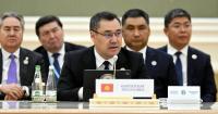 Sadyr Zhaparov addresses at 8th Consultative Meeting in Turkmenistan