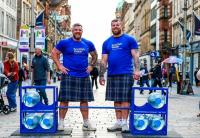 World’s strongest brothers put weight behind Scotland’s water-saving drive