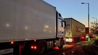 Heavy truck traffic at Kapitan Andreevo and Lesovo border crossings