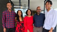 From South Africa to success: The Bongwe family's academic journey