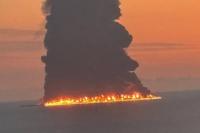 Sochi’s burning oil joke as Moscow says ‘no pollution’ as stricken ‘tanker has been liquidated’