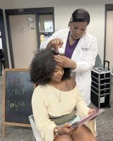 Caribbean Love in SLO specializes in scalp health and styles for natural hair