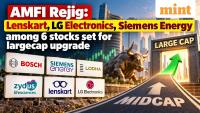 AMFI Rejig: Lenskart, LG Electronics, Siemens Energy among 6 stocks set for largecap upgrade