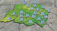 Pennsylvania weather: Breezy with highs near 70s