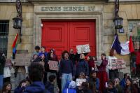 French teens march for decent schools despite government’s pledge to act