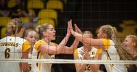 PINS AND PILLS: University of Wyoming's Reagan Sharp balancing volleyball, pharmacy school