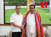 Ram Muivah Raises Water, Power Crisis in Ukhrul-Kamjong with Union Minister C.R. Patil