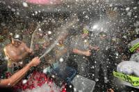 Milwaukee Brewers celebrate clinching win over San Diego Padres