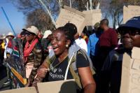 South African anti-migrant protests turn violent, with cars torched, gunshots fired