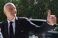 African football leaders rally behind Infantino for FIFA reelection