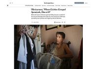 International press reports death of Maricarmen, 87-year-old icon of Spanish housing crisis