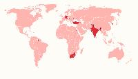 Map Shows 7 Countries Bidding for 2036 Olympics