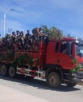 Ethiopian drones hit Eritrean troops near Adigrat, witnesses and a conflict monitor say, as Addis Ababa demands that foreign forces leave